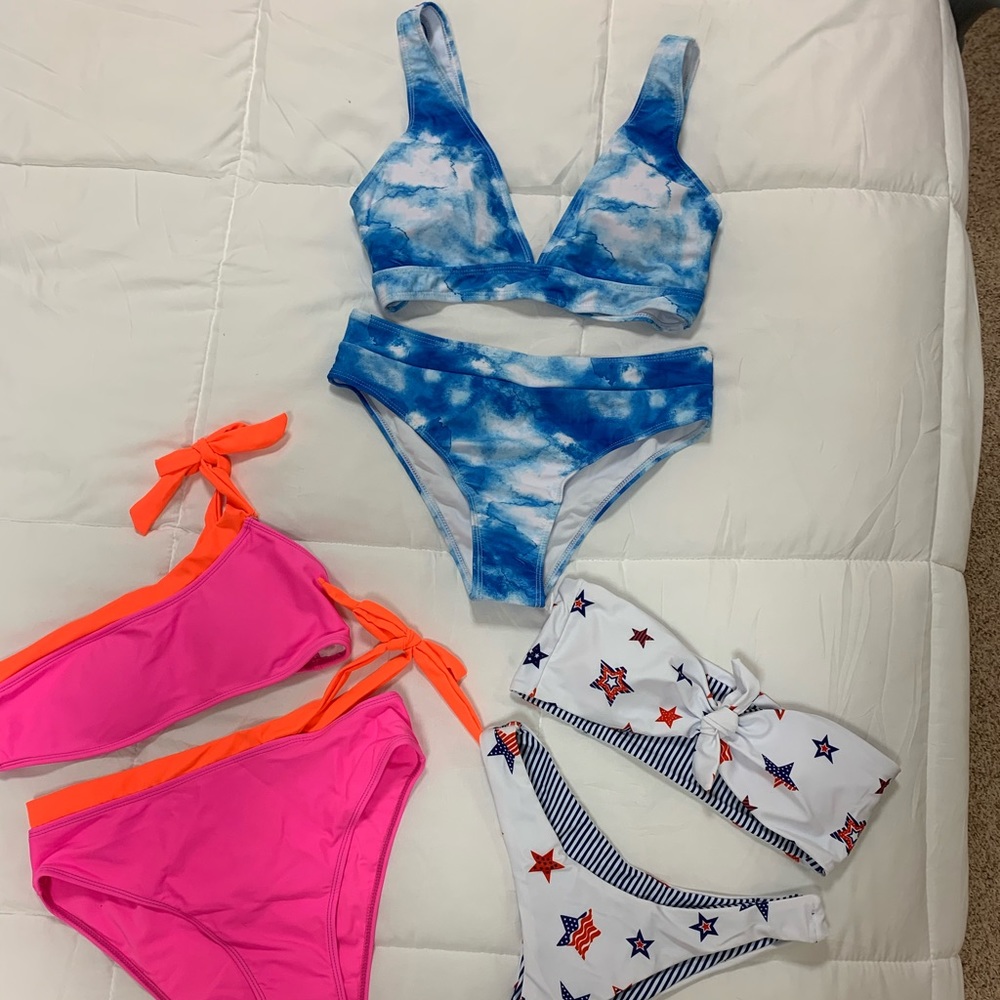 Lot of 3 brand new Bikinis Two piece swimsuits